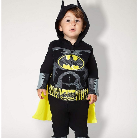 DC Comics Other - Baby's 0-6m Batman Coverall Costume with Cape🎃